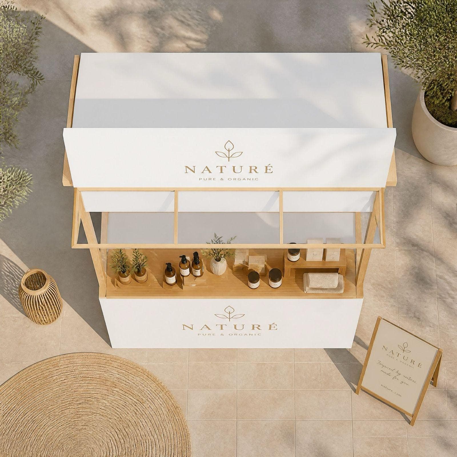 DIY Vendor Cart Plan PDF | Wooden Display Kiosk Blueprint | Craft Market Checkout Stand | Retail Fixtures | Unique Vendor Display Build - view 5
