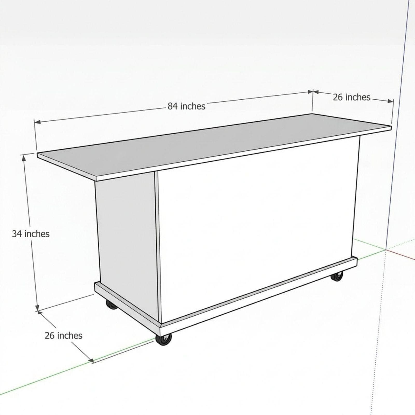 DIY Pancake Cart Plans PDF | Mobile Food Stand with Umbrella Mount | Crepe & Dessert Bar Blueprint | Event Catering Woodworking - view 2