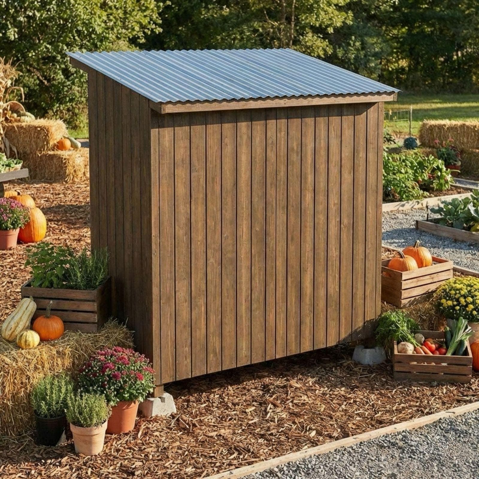 DIY Roadside Farmstand Plans PDF | Secure 4-Door Market Stall Blueprint | Sourdough & Egg Stand Build Guide | Vegetable Display Woodworking - view 6