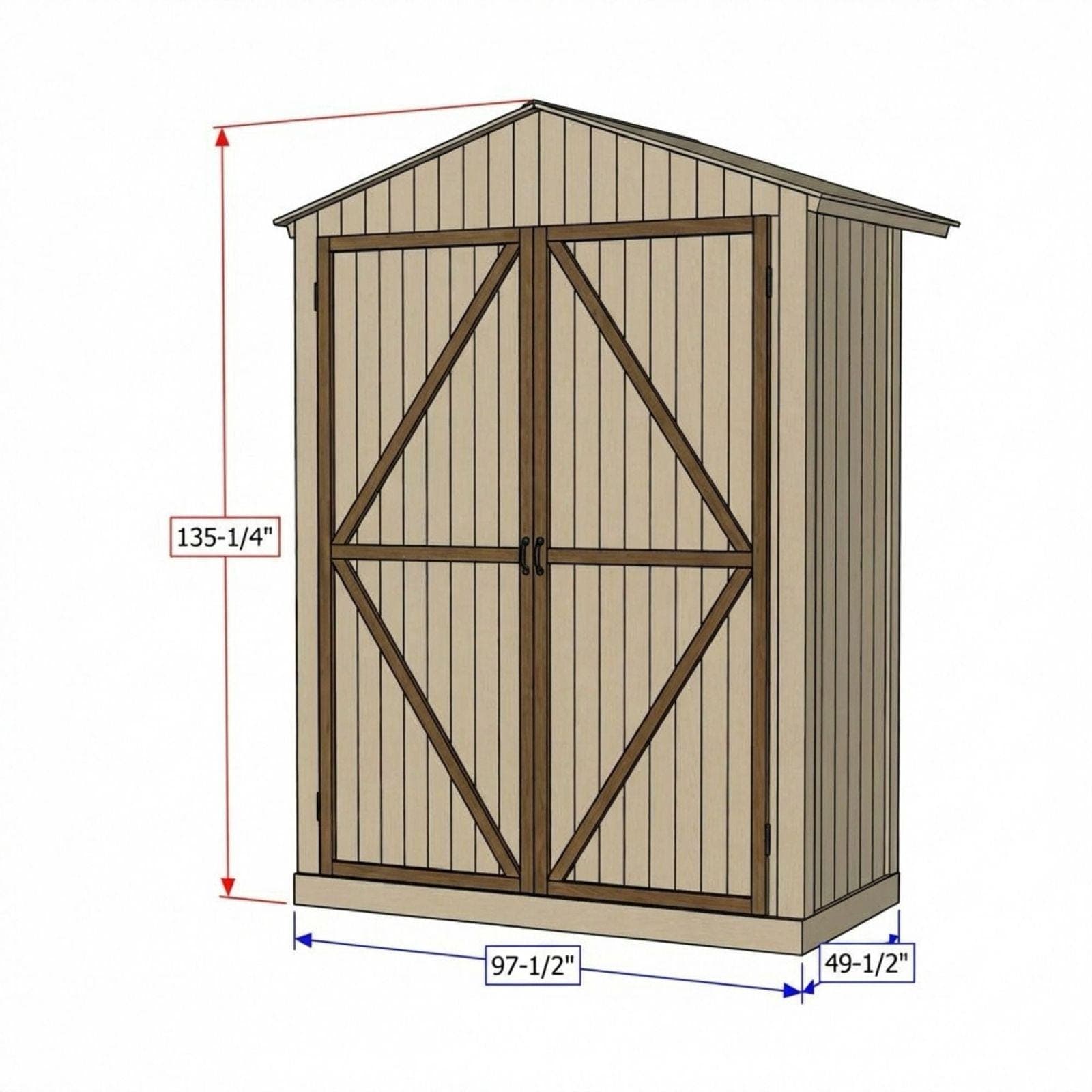 Enclosed DIY Farmstand Plans PDF | Secure Roadside Stand Blueprint | Barn Door Market Stall | Sourdough & Egg Stand Woodworking Guide - view 2