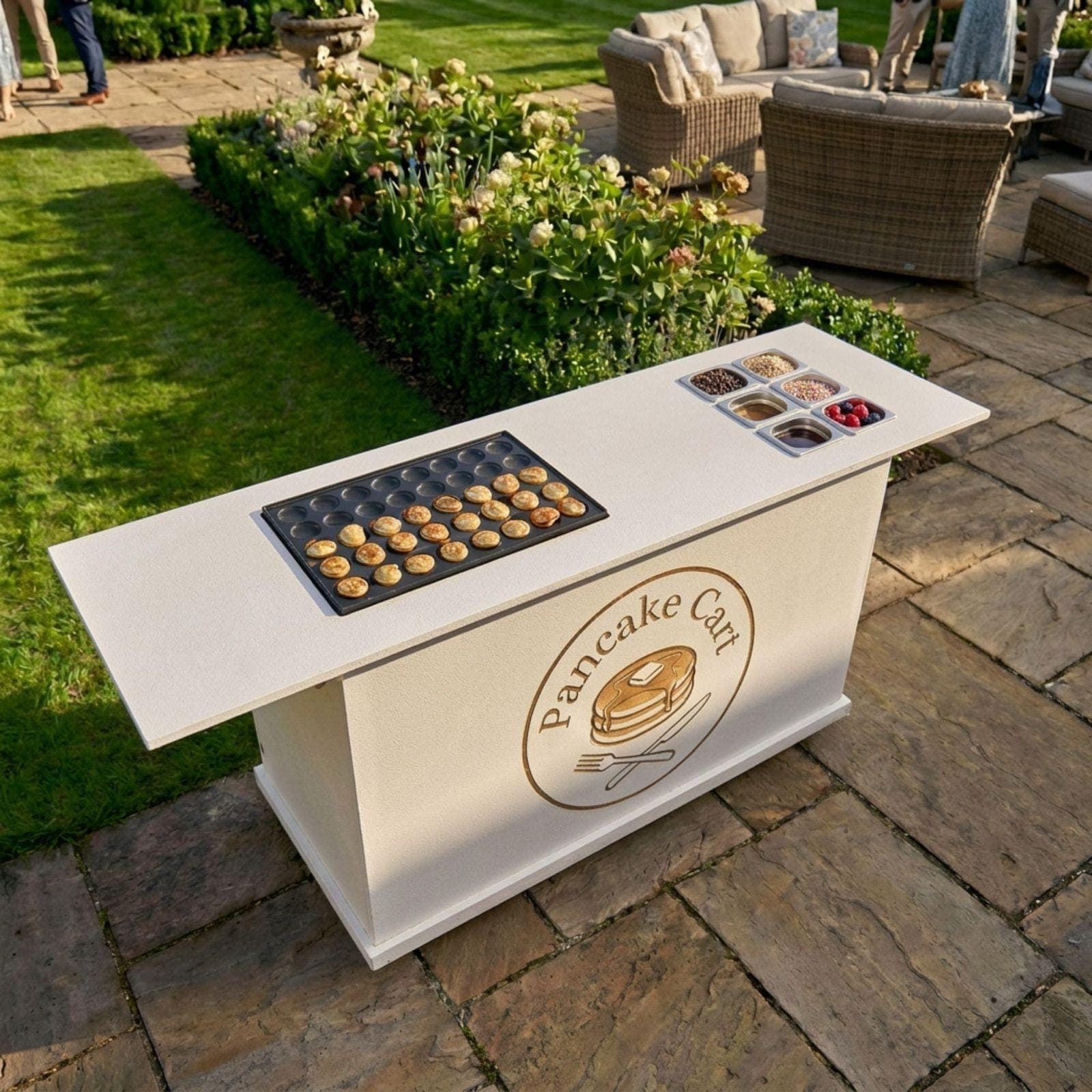 DIY Pancake Cart Plans PDF | Mobile Food Stand with Umbrella Mount | Crepe & Dessert Bar Blueprint | Event Catering Woodworking - view 4