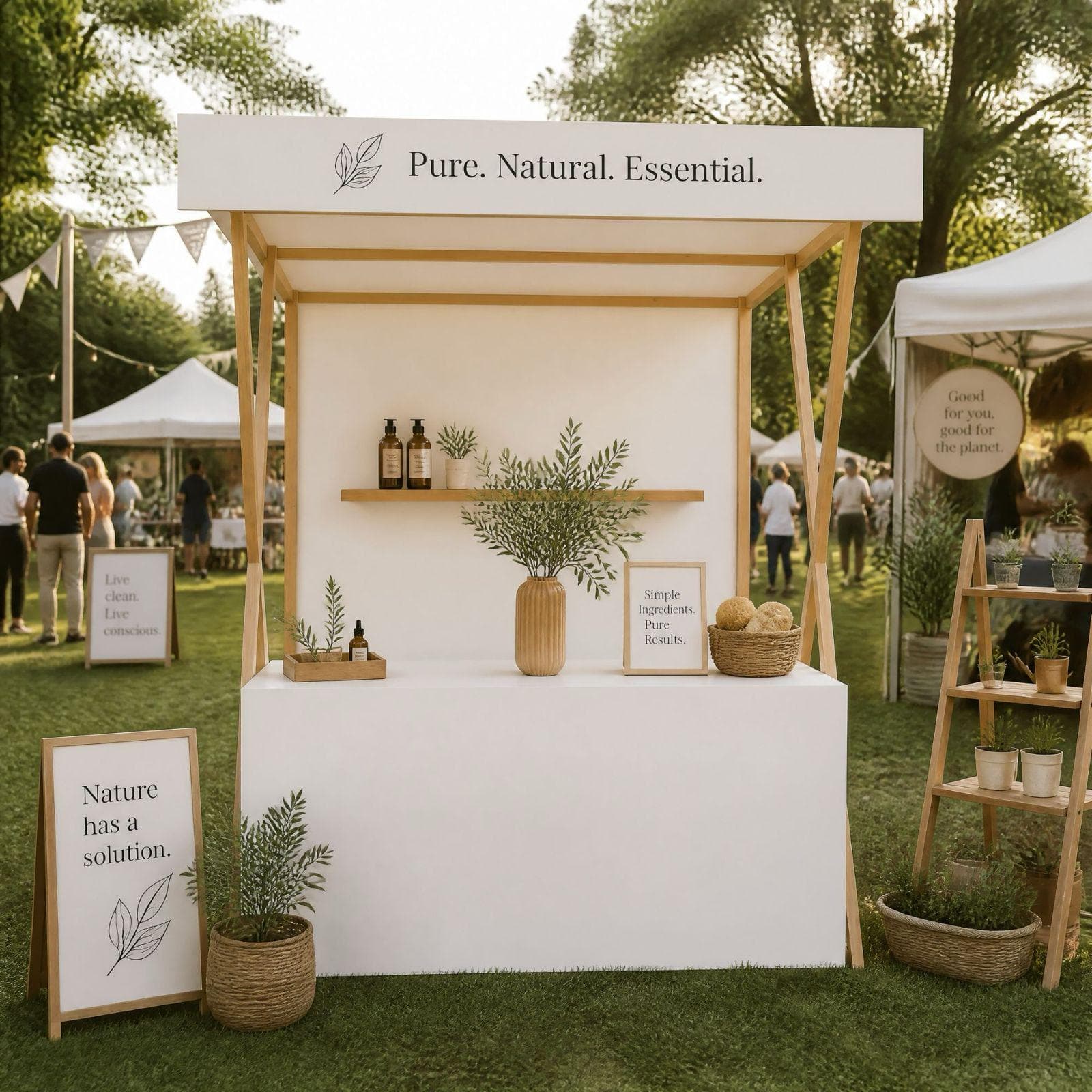 DIY Foldable Market Stall Plans PDF | Wooden Display Stand with Canopy | Craft Show Vendor Booth Blueprint | Portable Street Fair Cart Plan - view 3